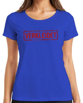 Obrázok produktu pre KOSTÝM Karneval, Fasching, Halloween, cosplay, vtipné dámske tričko, modré, S