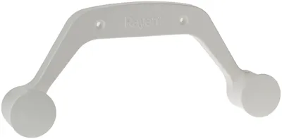 Image de Support pour planche à repasser, blanc, dimensions : 31,5 x 12,8 x 4,8 cm