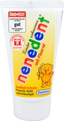 Produktbild von nenedent Kinderzahncreme mit Fluorid, 50 ml Zahncreme