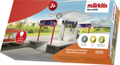 Produktbild von Märklin Bahnsteig mit Lichtfunktion; 72213