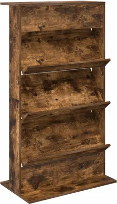 Produktbild von vidaXL Magazinregal Geräucherte Eiche 70 x 41 x 126 cm Holzwerkstoff