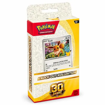 Produktbild von Pokemon 30 Jahre Knock-Out-Kollektion *DE* - 2 Booster Packs
