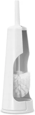 Produktbild von Toilettenbürste mit Halter, minimalistisches Design - Weiß