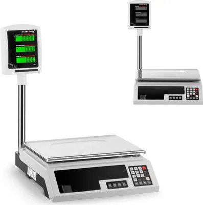 Zdjęcie produktu dla Waga Sklepowa Platformowa 34X23Cm Zasilacz + Akumulator 30Kg / 1G