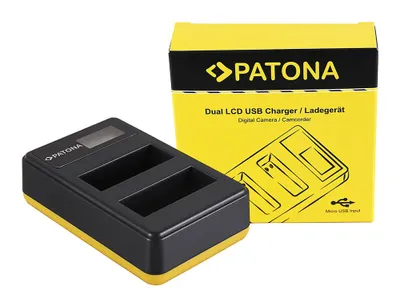 Obrázok produktu pre Duálna nabíjačka LCD USB pre Nikon EN-EL14 CoolPix D3100 D3200 D5100 D5200 P7000 P7100 P7700