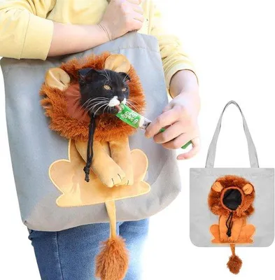 Produktbild von Famanu Schultertasche für Haustiere - Tragetasche für kleine Hunde und Katzen