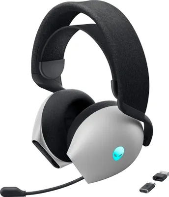 Image de Alienware AW725H Headset Wired & Wireless Head-band Gaming USB Type-C Bluetooth Black, White