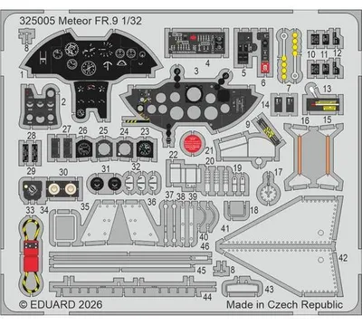 Immagine prodotto di EDUARD ED325005: Gloster Meteor FR.9, scala 1/32