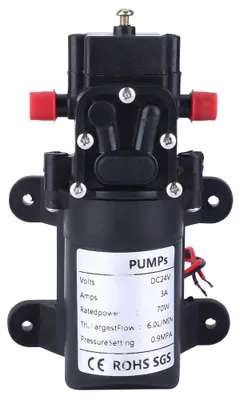 Produktbild von Einzelsaugpumpe, selbstansaugende Pumpe, geräuscharm, 24 V, 70 W, Stufenlaufräder, Korrosionsbeständigkeit für die Industrie