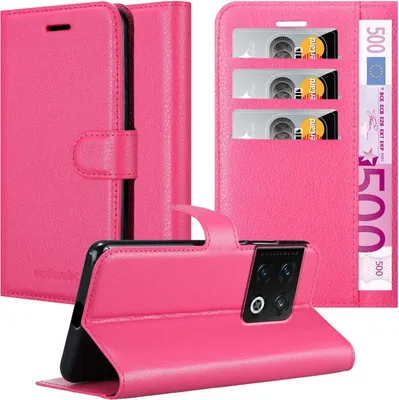 Obrázek produktu pro Cadorabo Case for OnePlus 10 PRO 5G Protective Case in Pink Pouzdro na mobilní telefon s magnetickým zavíráním
