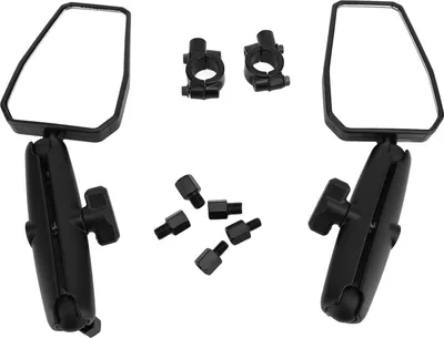 Produktbild von Motorradspiegel Universal Aluminiumlegierung Folable Motorrad Rückansicht Lenker Seitenspiegel für Schneemobil Off Road ATV