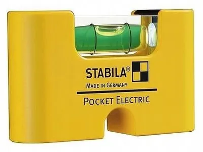 Produktbild von Stabila Pocket Electric SA17775 Mini-Wasserwaage für Schalter