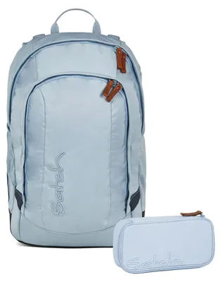 Produktbild von Satch, Schulrucksack-Set AIR Nordic Ice Blue 2-teilig, ab 4./5. Klasse