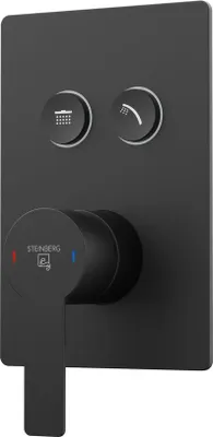Immagine prodotto di Steinberg Série 390 Set de finition, pour mitigeur bain/douche, pour 2 consommateurs, pushtronic, 39022223S, 39022223S