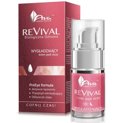 Imagen del producto de Crema suavizante para el contorno de los ojos Ava Laboratorium ReVival, 15 ml