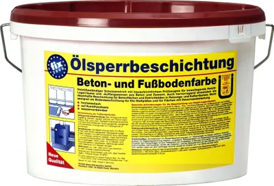 Produktbild von Pufas Ölsperrbeschichtung Betonfarbe Fußbodenfarbe 5L rotbraun (ca. RAL 8012)