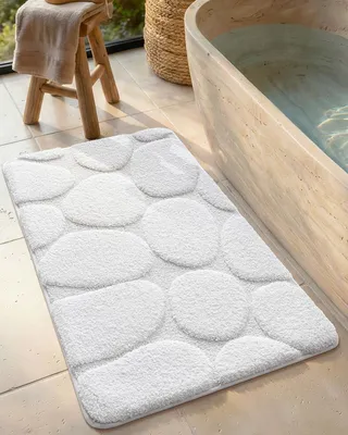 Obrázek produktu pro Omgoods – Absorpční rohož do koupelny, 61 x 92 cm, protiskluzová, omyvatelná