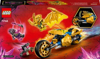 Obrázek produktu pro LEGO NINJAGO Jayova zlatá dračí motorka, Sada na stavění, 7 rok/roky, Plast, 137 kusů, 230 g