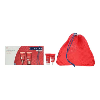 Produktbild von Clarins Set Clarins: Männer, energiespendend, Tag, Gel, für das Gesicht, 5 ml + Männer, energiespendend, Augengel, 3 ml
