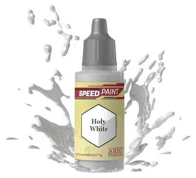 Image de Army Painter Speedpaint : Holy White, Weiß (blanc), peinture acrylique, liquide, 1 pièce
