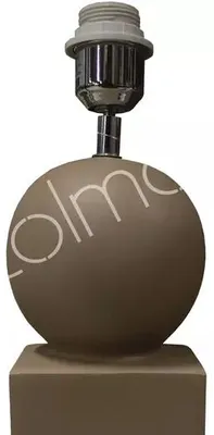 Obrázok produktu pre Stolná lampa, farba taupe, materiál: polyresín, rozmer: 13,5 x 13,5 x 53 cm