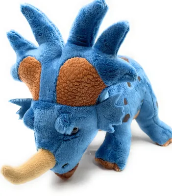 Zdjęcie produktu dla Onwomania przytulanka pluszowe zwierzę Styrakozaur dinozaur dinozaur 39cm niebieski