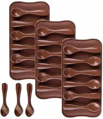 Produktbild von Silikon-Schokoladenformen Set 3 Stück für Ostern DIY