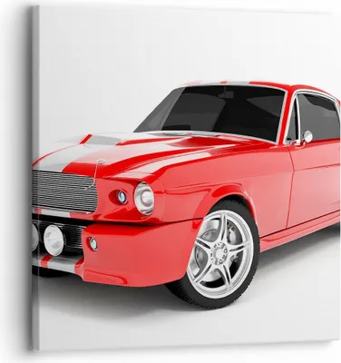 Produktbild von Bild auf Leinwand - Leinwandbild - Sport Geschwindigkeit Auto Chrom - 30x30cm - Wand Bild - Wanddeko - Leinwanddruck - Bilder - Kunstdruck - Wanddekoration - Leinwand bilder - Wandkunst - AC30x30-2563