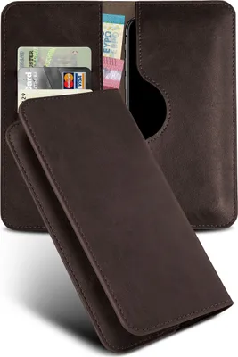 Produktbild von PURSE-CASE für OnePlus 8, Farbe:Dunkelbraun