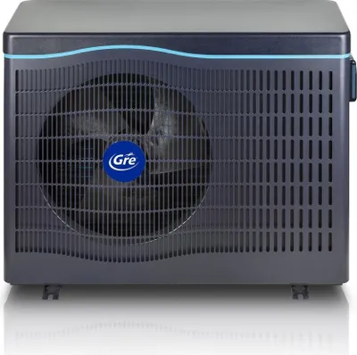 Image de Pompe à chaleur pour piscine – 9,5 kW – Jusqu’à 60 m³ – Inverter connectée – Titane – Noir