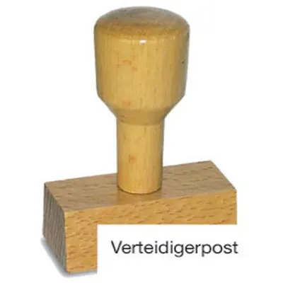 Produktbild von Vorgangsstempel - Verteidigerpost