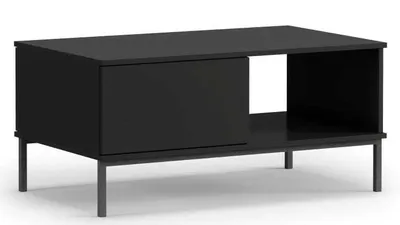 Zdjęcie produktu dla Stolik kawowy QUERTY Czarny LOFT Nowoczesny Do Salonu Pokoju QT-02
