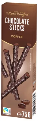Produktbild von Zartbitterschokoladesticks Kaffee 75g