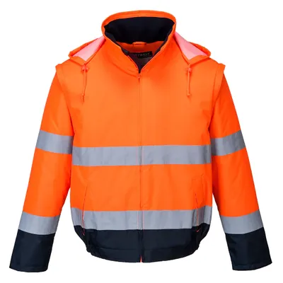 Obrázek produktu pro Portwest C464 Essential Bunda 2 v 1 Orange/Navy Velikost S
