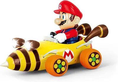 Immagine prodotto di Carrera RC Mario Kart Bumble V - Auto telecomandata 2, 4GH, licenza Nintendo, fino a 9 km/h, a partire dai 6 anni di età
