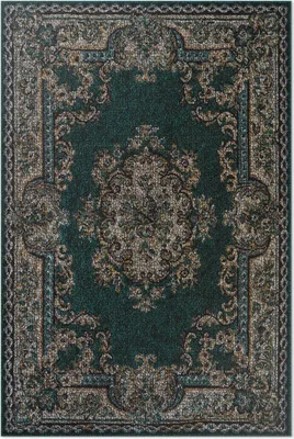 Produktbild von Gemustert Im Vintage-Stil – Vinylteppich – 80x120 cm – Indoor Teppich – Flur – Pflegeleicht – Modern