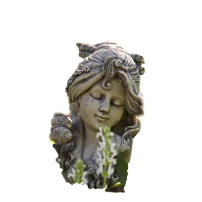 Immagine prodotto di Bellissimo fiore di bambino elemento acqua per il giardino, in resina Nuova figura da giardino per la decorazione 11-90061