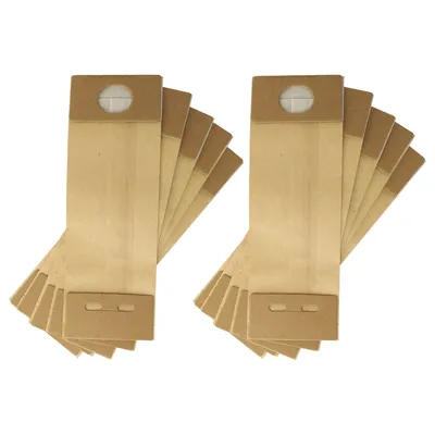 Produktbild von vhbw 10x Staubbeutel Ersatz für Swirl V62 für Staubsauger - 24,3cm x 8,7cm braun