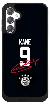 Produktbild von NIVOCASE Handyhülle für Samsung Galaxy A14 5G  Hülle NIVOpure Case Schwarz FC Bayern München Trikot Harry Kane