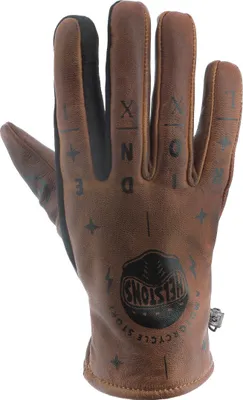 Produktbild von Helstons Grafic Winter Motorradhandschuhe, dunkelbraun, 7