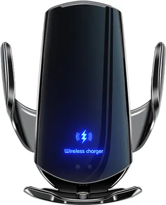 Produktbild von Auto drahtloses Ladegerät Magnetische Autohalterung Telefonhalterung für iPhone 14 13 12 Samsung Xiaomi Infrarot-Induktion QI schnelles Laden