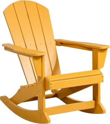 Produktbild von Famanu Adirondack Stuhl Ergonomische Rückenlehne - Orange