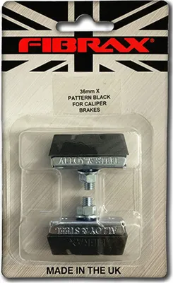 Image de Patin de frein Fibrax SH 292P, à visser, symm, noir, 1 paire, pour jante alu, Fasi, 806100022
