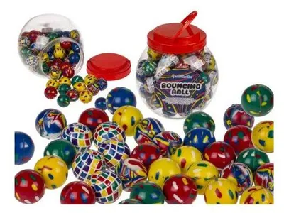 Produktbild von Gummispringball Colours, Ø 3,5 cm, 6-fach sortiert
