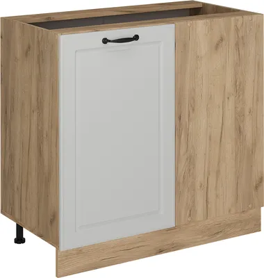 Obrázek produktu pro Rohová skříňka Vicco R-Line Bílý venkovský dům 86 cm bez pracovní desky, Model 53746