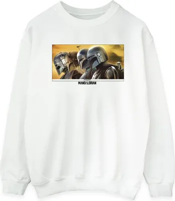 Produktbild von Star Wars - "The Mandalorian" Sweatshirt für Damen BI39716 (M) (Weiß)