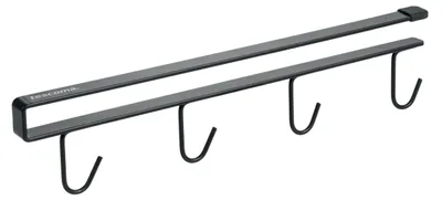 Glaskastenhalter 31 cm Schwarz Metall platzsparend
