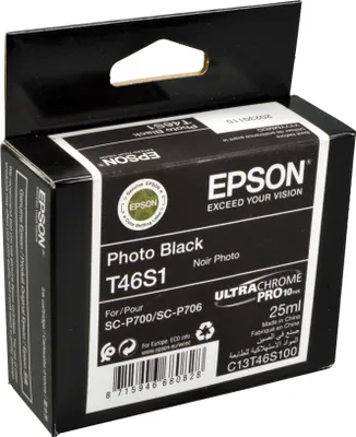 Produktbild von Epson UltraChrome Pro, Foto schwarz, Tinte auf Pigmentbasis, 25 ml, 1 Stück(e)