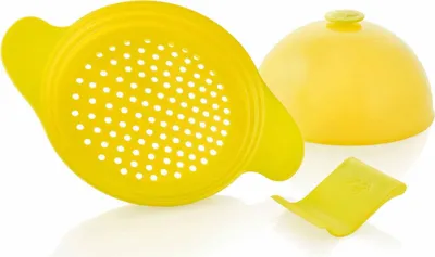 Immagine prodotto di Set per Spaetzle Cuffia di cottura Affettatrice per Spaetzle Cottura a vapore Coperchio per microonde Campana per formaggio