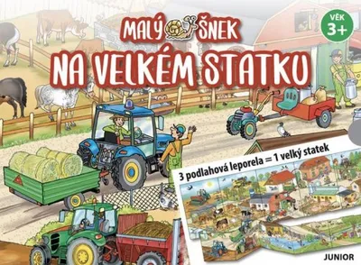 Obrázek produktu pro Malý šnek na velkém statku - 3 podlahová leporela = 1 velký statek